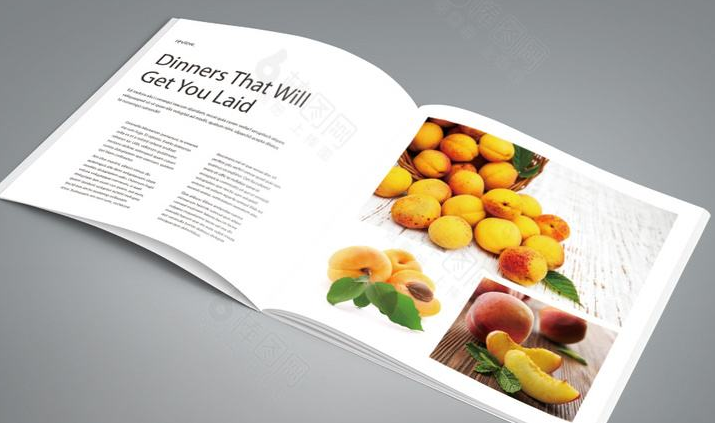 果蔬商店設計宣傳冊的技巧