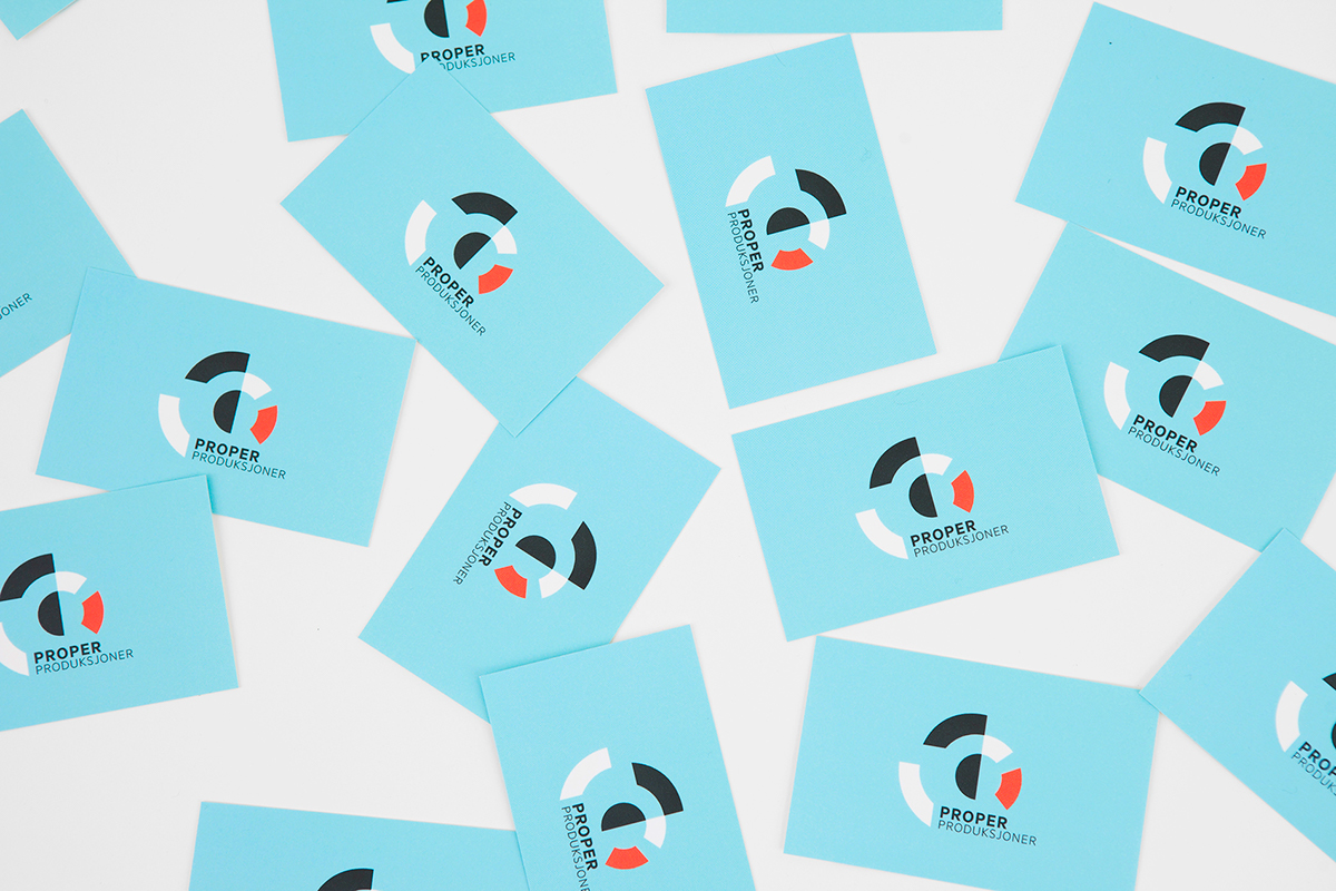 挪威Proper Produksjoner視覺(jué)識(shí)別設(shè)計(jì)