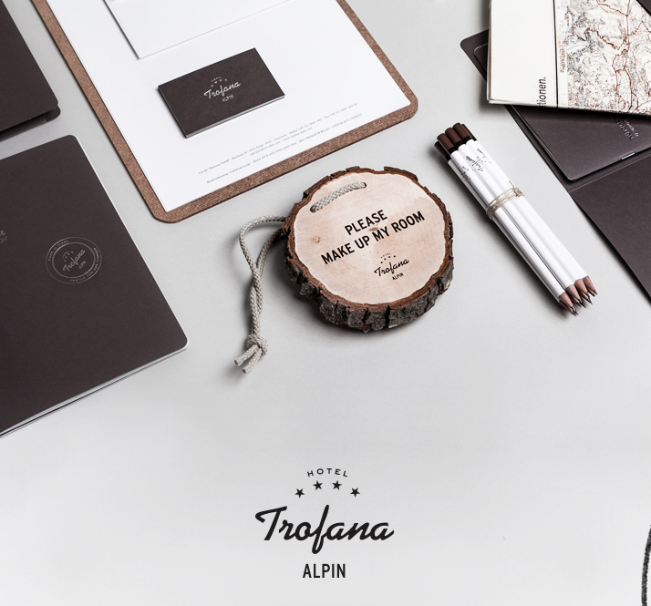 奧地利Trofana Alpin四星級酒店VI設計