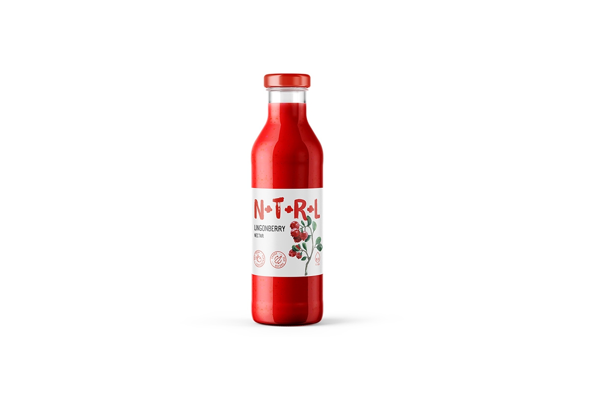 天然飲料，果汁的 品牌的包裝設計