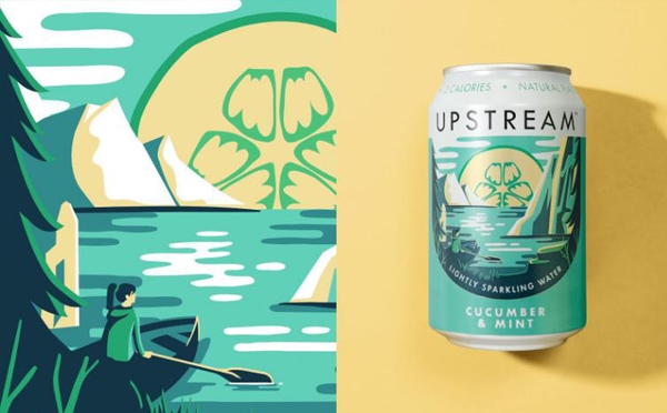 打開通往另一個世界的神奇之窗，帶你享受生活中片刻的寧靜｜蘇打水包裝設(shè)計